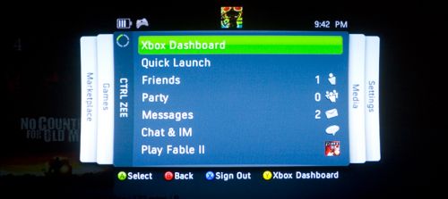 Le nouveau Xbox Guide est une resucée de l'interface Blades !