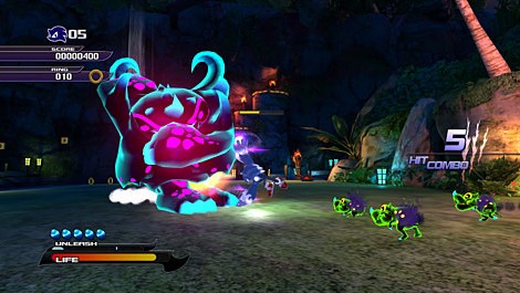 En tant que werehog, tous vos ennemis seront des blobs informes.